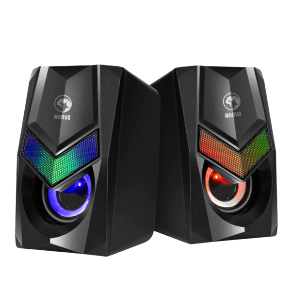 Parlantes Gamer 2x3W RGB USB SG-118 Marvo - Imagen 4