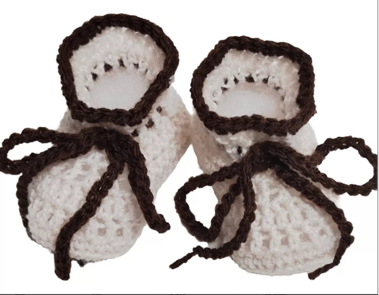 Escarpines Botas Tejidos Para Bebe