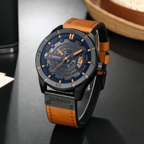 Relojes De Pulsera De Cuarzo Impermeables Militares Curren - Imagen 2