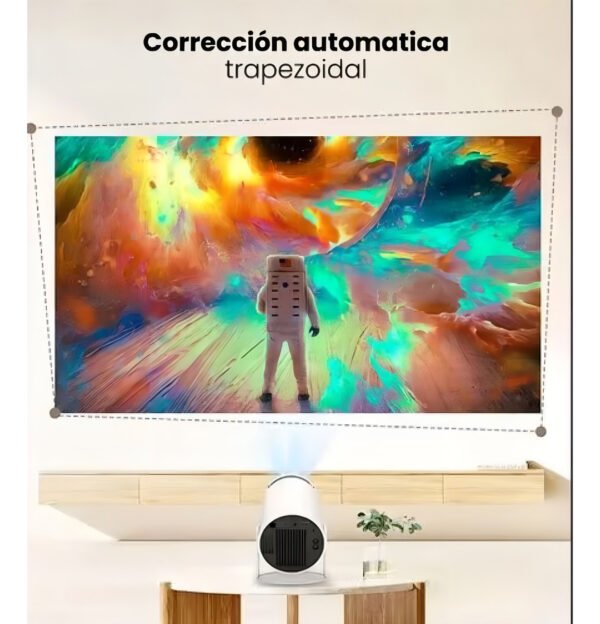 Proyector mini Projector Modo De Video Freestyle Portátil 1280lm blanco 220V - Imagen 2