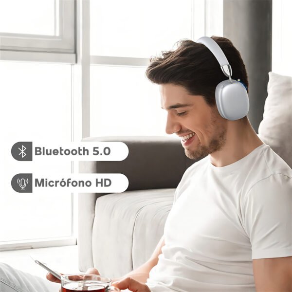 Auriculares Bluetooth Gorsun E96 Blanco - Imagen 6