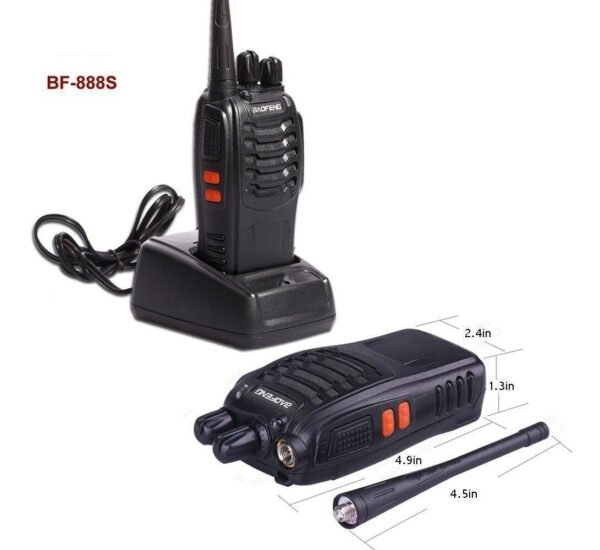 2 Radios Baofeng Bf-888s Walkie Talkie Bf 888s Y - Imagen 3