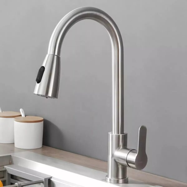 Grifo De Cocina Para Mesada, Con Mono Comando - Imagen 3