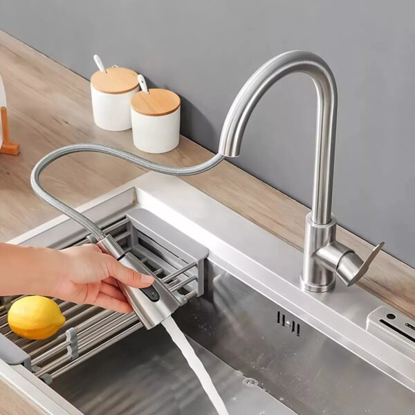 Grifo De Cocina Para Mesada, Con Mono Comando - Imagen 4