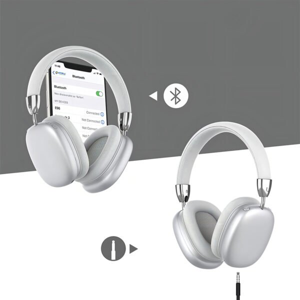 Auriculares Bluetooth Gorsun E96 Blanco - Imagen 2