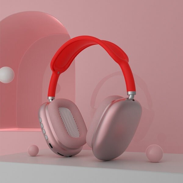 Auriculares gamer inalámbricos P9 Plus negro con luz negro - Imagen 5