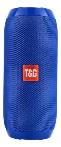 Parlante Bluetooth Portatil Altavoz Tg 117 Impermeable Color Azul