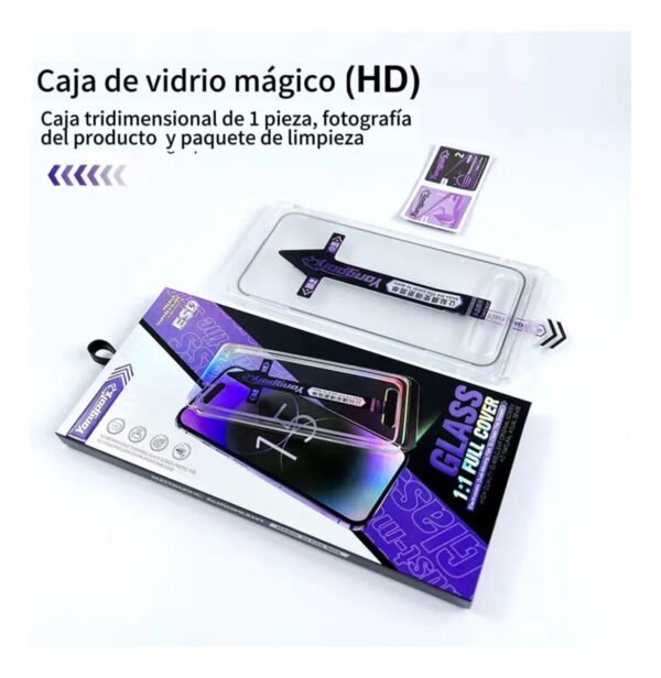 Vidrio Templado Mágico Premium Para iPhone 11/12/13/14/15/16 - Imagen 2