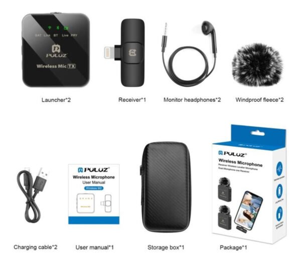 Micrófono Inalámbrico Solapa Calidad Para Cualquier Celular - Imagen 7