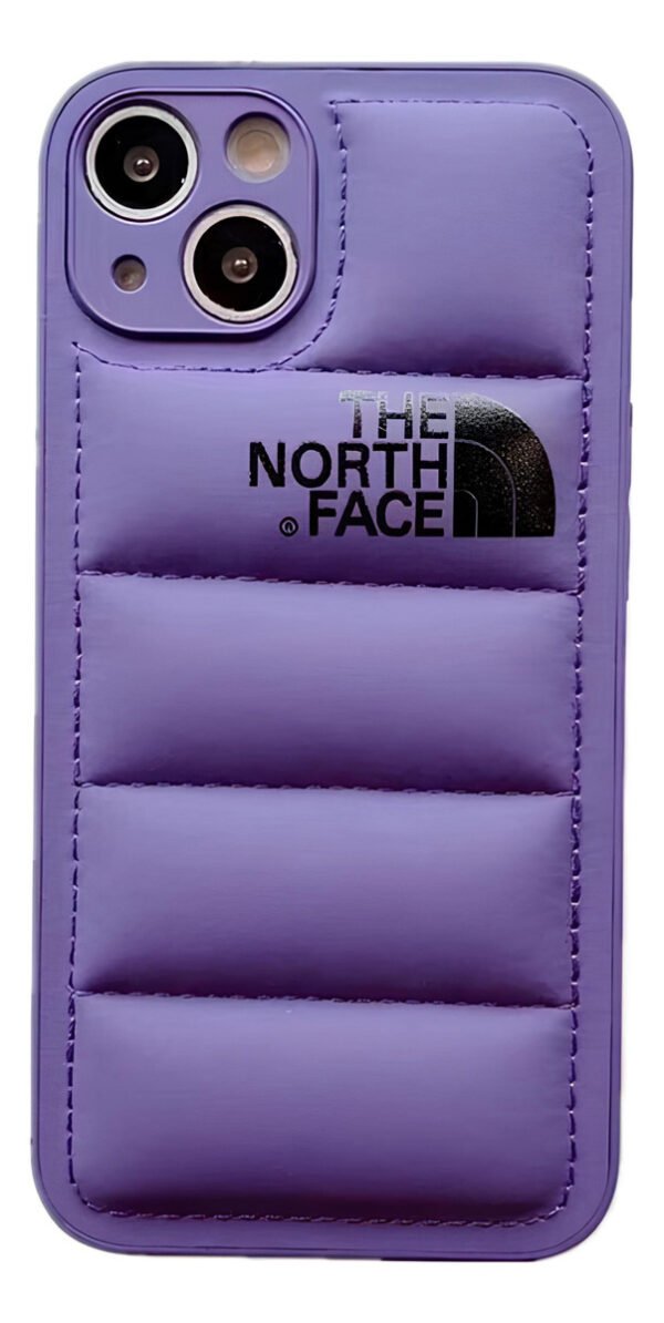 Funda Case Protector Northface Para Iphone 11/12/13/14/15 Iphone 13 Blanco Lisa - Imagen 4