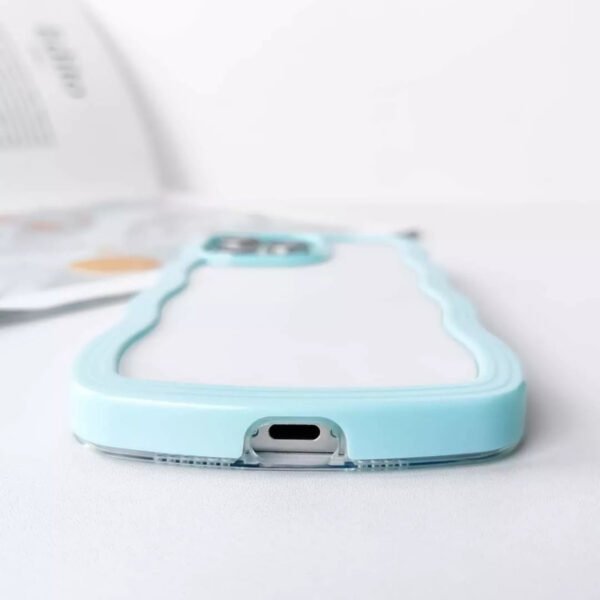 Funda Protector Case Diseño Olas Para Iphone 11/12/13/14/15 Rosa Iphone 13 Diseño Olas Para Iphone - Imagen 5
