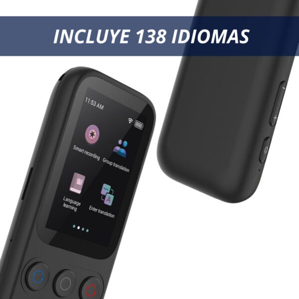Traductor De Voz Portátil Incluye 138 Idiomas Con Ia - Imagen 3