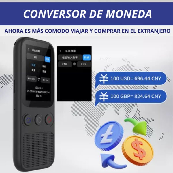 Traductor De Voz Portátil Incluye 138 Idiomas Con Ia - Imagen 5