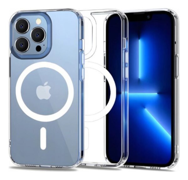Case Funda Protección Magsafe Transparente Compatible iPhone