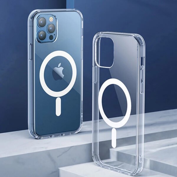 Case Funda Protección Magsafe Transparente Compatible iPhone - Imagen 4