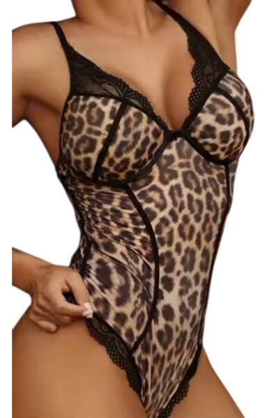 Body Lenceria Sexy Y Elegante Animal Print Talles M L Xl