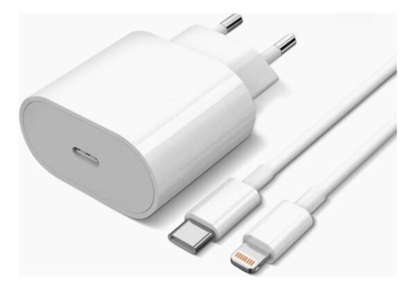 Cargador + Cable Para Iphone 11 12 13 14 Usb C Carga Rápida Blanco