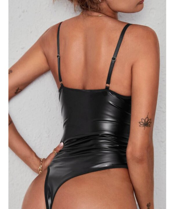 Body Berlín Engomado Super Sexy Color Negro Talles L Y Xl Negro Xl - Imagen 5