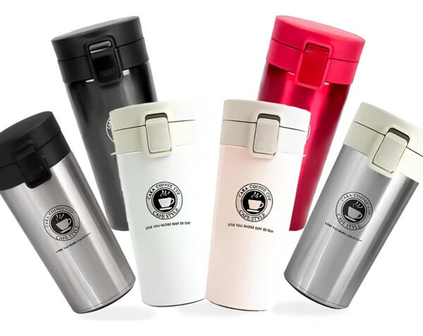 Vaso Térmico Termo Café Te O Agua Premium Acero Inoxidable Plateado Vaso Térmico Café