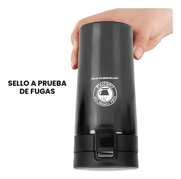 Vaso Térmico Termo Café Te O Agua Premium Acero Inoxidable Plateado Vaso Térmico Café - Imagen 4
