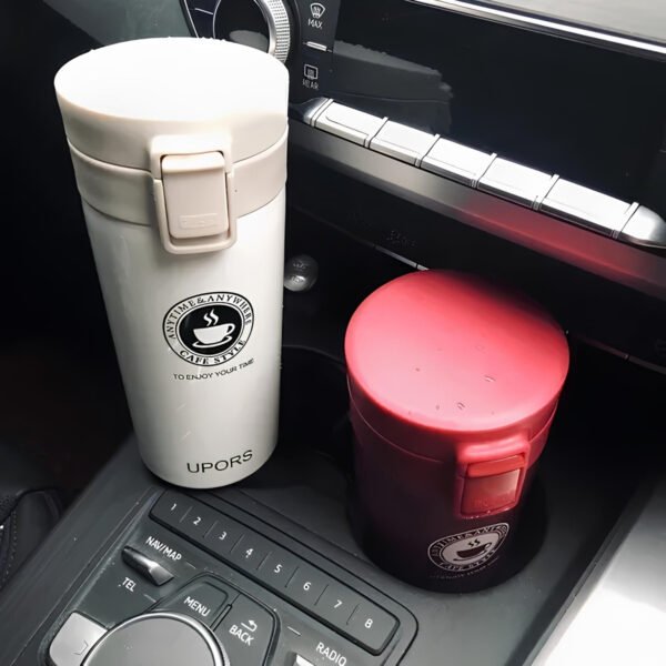 Vaso Térmico Termo Café Te O Agua Premium Acero Inoxidable Plateado Vaso Térmico Café - Imagen 7