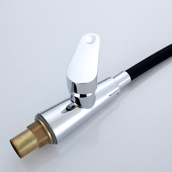 Monocomando Canila Frio/caliente Pico Flexible Para Cocina Negro Mate - Imagen 3