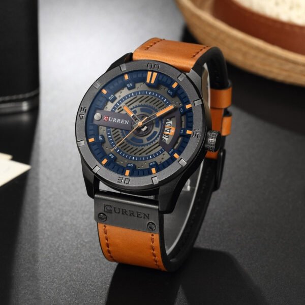 Relojes De Pulsera De Cuarzo Impermeables Militares Curren - Imagen 2