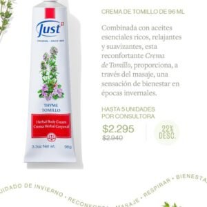 Crema de Tomillo