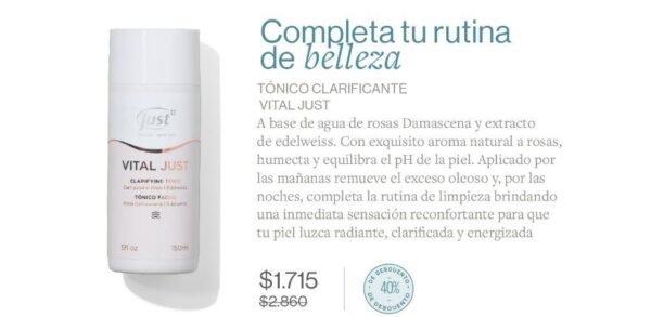 Tónico Clarificante Vital Just