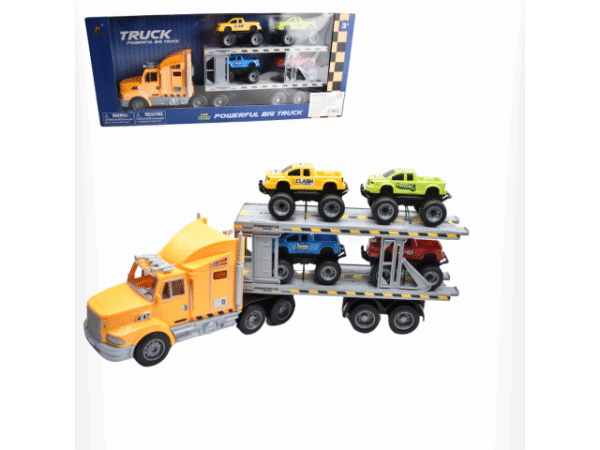 CAMION CON AUTOS