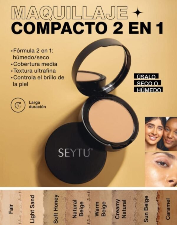 Maquillaje Compacto 2 en 1 - Imagen 2