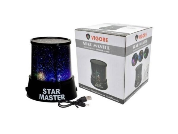 LAMPARA ESTRELLAS ROSADA