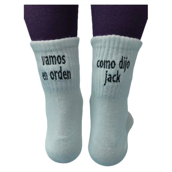 Medias Soquetes Bordadas Personalizadas - Imagen 3