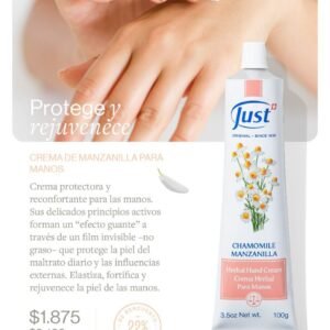 Crema de manzanilla para manos