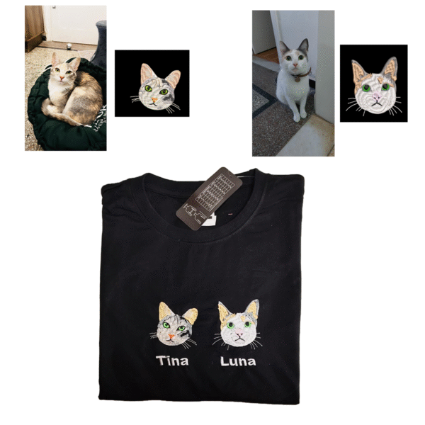 Remera Bordada con Foto de Mascota - Imagen 4