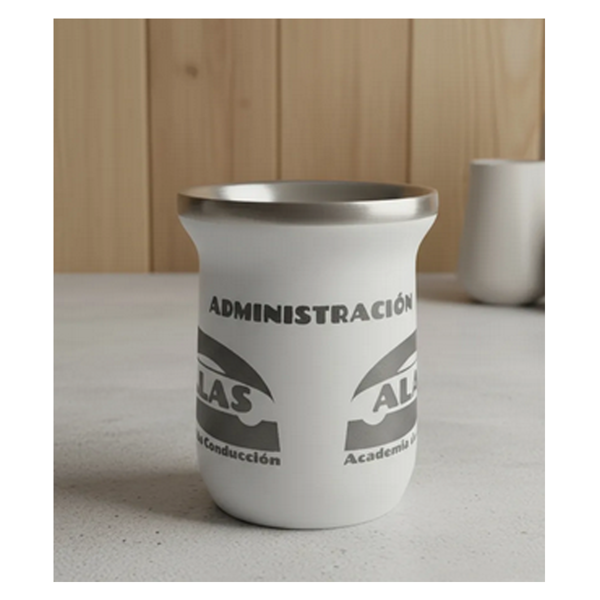 Mate Camionero Acero Inoxidable Personalizado Grabado Laser