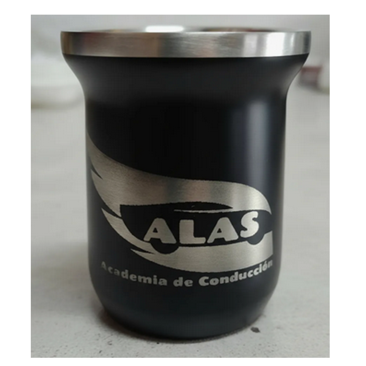 Mate Camionero Acero Inoxidable Personalizado Grabado Laser - Imagen 2