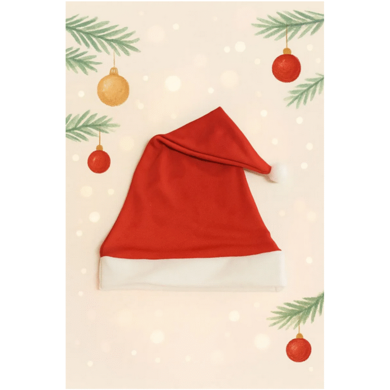 Gorro Para Bebe De Algodon Santa Navidad