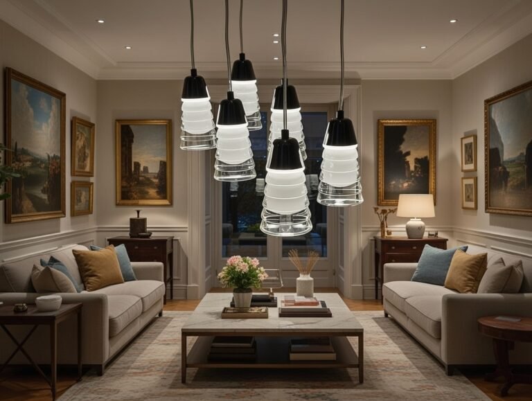 Lámpara Colgante LED - 6 Lamparas