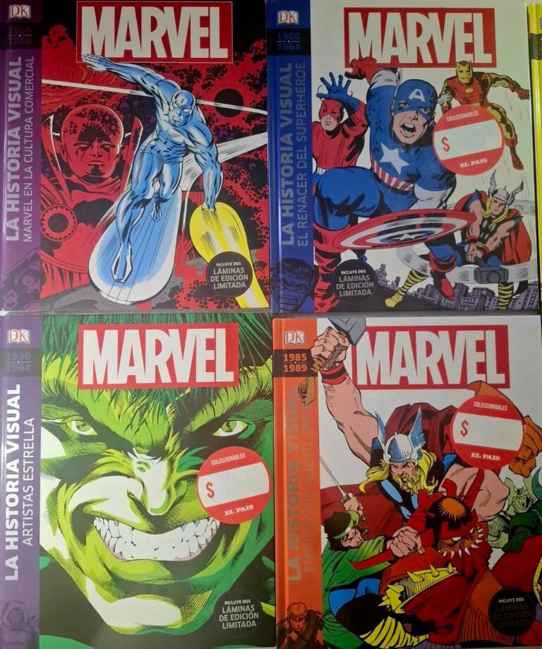 Colección Completa Historia Visual de Marvel 12 Tomos
