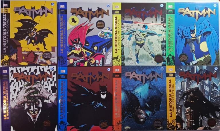 Colección Historia Visual de Batman 8 Tomos