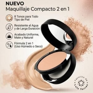 Maquillaje Compacto 2 en 1