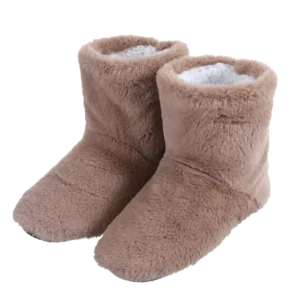 Pantuflas Botines con Corderito