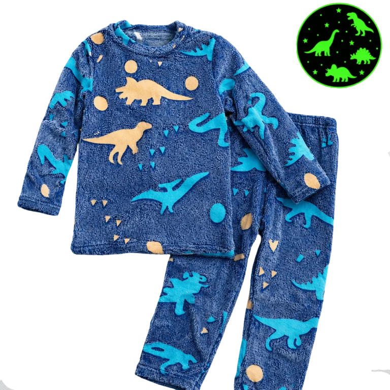 Pijama Infantil Plush Brilla En La Oscuridad