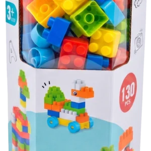 Set De Bloques Para Armar en Caja Construcción Juguete 130pcs