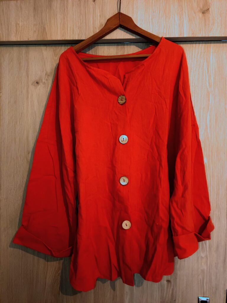 Blusa color ladrillo (T.XXL)